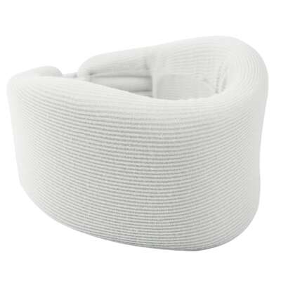 Kołnierz ortopedyczny miękki - typ Schantza - profilowana pianka, zaokrąglone krawędzie + bawełniana osłona, idealne zabezpieczenie odcinka szyjnego podczas przeciążeń i delikatnych urazów (Brace ID Cervical Collar)