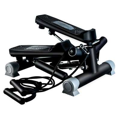 Stepper skośny z linkami do wzmocnienia mięśni nóg i pośladków oraz poprawy ogólnej kondycji organizmu + wyświetlacz LCD (Stepper Malatec JY-8208)