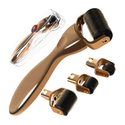 DermaRoller 3w1 - trzy wymienne głowice