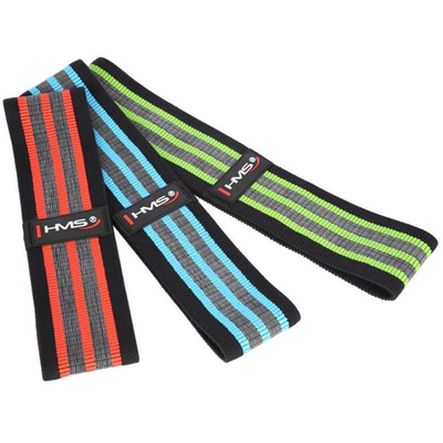 Guma do ćwiczeń Hip Band - materiałowa taśma oporowa do wzmocnienia mięśni pośladków i ud (HB12)