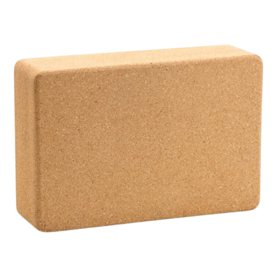 Bloczek do jogi, kostka z naturalnego, ekologicznego korka o dużej wytrzymałości (Cork Yoga Block)