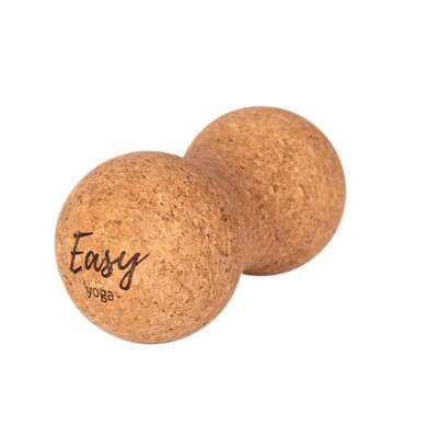 Korkowa podwójna piłeczka do masażu mięśniowo-powięziowego