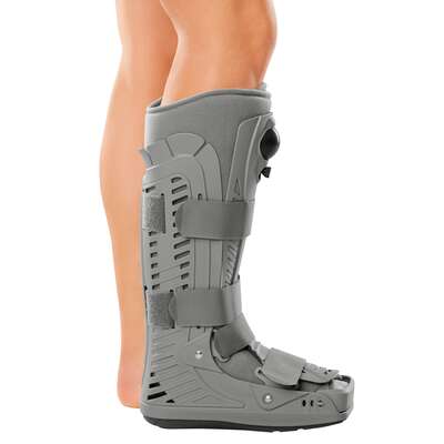 Orteza stopowo-goleniowa - pneumatyczny but ortopedyczny - stabilizacja podudzia i stopy, antypoślizgowa podeszwa (MEDI protect.CAT Walker long)