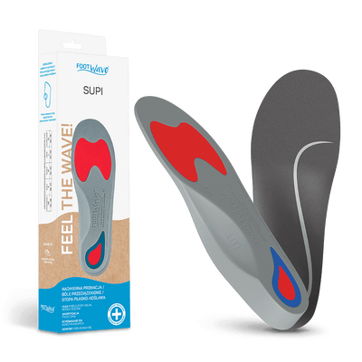 Kompleksowe wkładki ortopedyczne - Stabilizacja stóp, kolan i bioder + amortyzacja FootWave (Support)