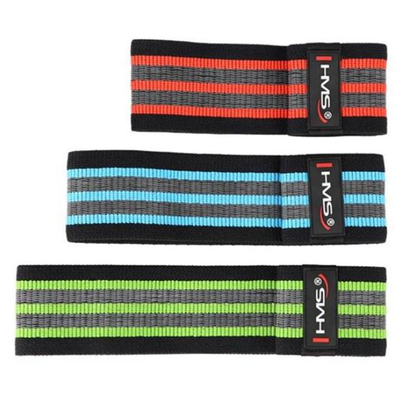 Guma do ćwiczeń Hip Band - materiałowa taśma oporowa do wzmocnienia mięśni pośladków i ud (HB12)