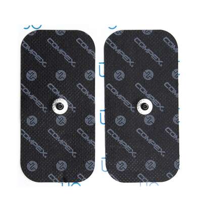 Elektrody pojedyncze EasySnap 5cm x 10cm do elektrostymulatorów Compex - 2 sztuki (Compex 42222)