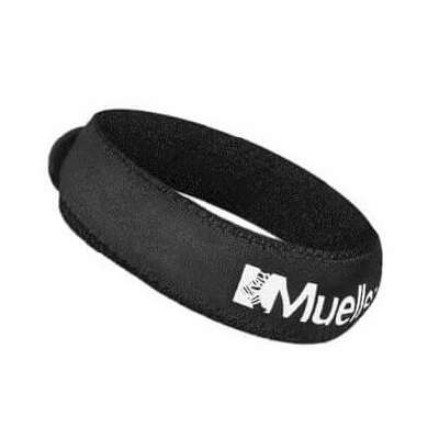 Opaska podrzepkowa na kolano skoczka - stabilizacja rzepki i odciążenie stawu rzepkowo-udowego (Mueller Jumper's Knee Strap)