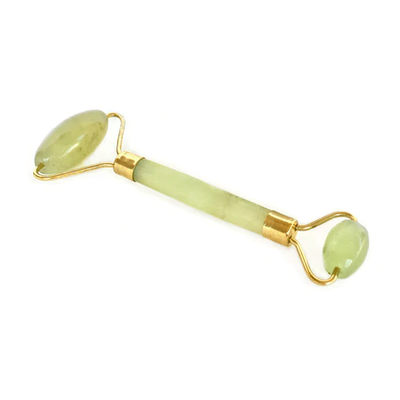 Roller jadeitowy do masażu twarzy i szyi