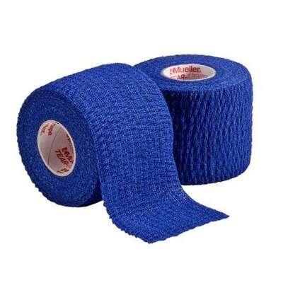 Lekki koban niebieski - samoprzylepny - wytrzymały - Mueller Tear-Light Tape BLUE