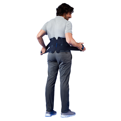 Orteza lędźwiowo-krzyżowa z pasami dociągowymi wspierająca dolny odcinek kręgosłupa - pas odciążający plecy (Thuasne LOMBASTART)