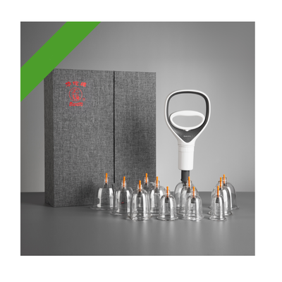 Zestaw baniek do terapii próżniowej z pompką Hwa to Deluxe