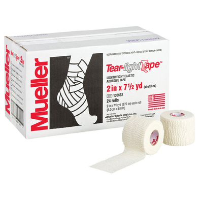 Lekki koban biały - samoprzylepny - wytrzymały - Mueller Tear-Light Tape WHITE