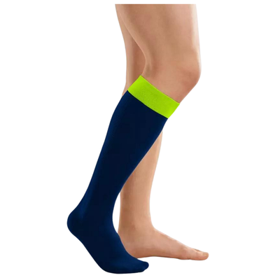 Medyczne podkolanówki uciskowe do leczenia obrzęków pourazowych i pooperacyjnych - miękki i oddychający materiał, -  I klasa kompresji (Medi Rehab One AD)