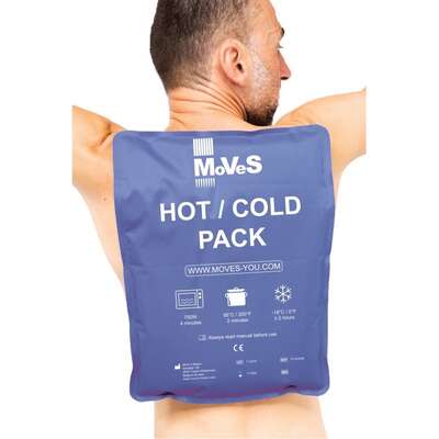 Duży okład ciepło/zimno w powłoce ochronnej - kompres żelowy do termoterapii MoVeS (Hot/Cold Pack Standard XXL)