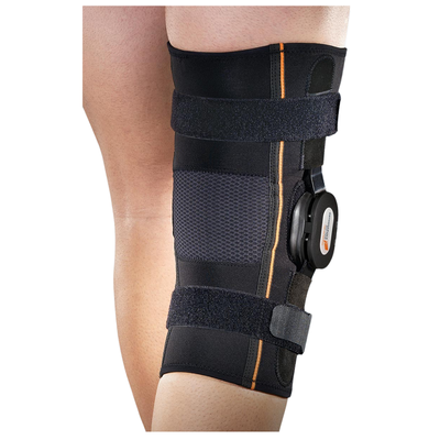 Orteza stawu kolanowego z regulacją zakresu ruchomości - otwarta konstrukcja, z szynami bocznymi - Orthoservice (GenuFIT 29)