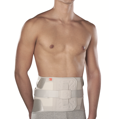 Wysoka orteza lędźwiowo-krzyżowa z opatentowanym systemem pasów dociągowych (Lumbopull 72)