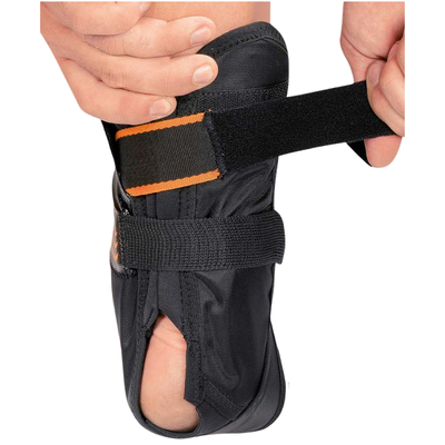 Sztywna orteza stawu skokowego - z piankową wyściółką i wiązaniem boczno-środkowym - Orthoservice (Malleostrong PRO)