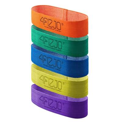 Guma oporowa do treningu i rehabilitacji - materiałowa pętla do ćwiczeń, rozgrzewki i aktywacji mięśni (Reflex Band)