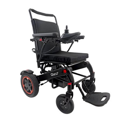 Elektryczny wózek inwalidzki - składana konstrukcja, podwójne amortyzatory, wysokiej jakości sterowanie VSI, pojemny akumulator litowy (Quickie Q50R)