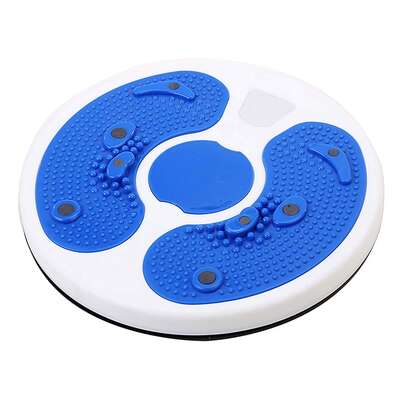 Twister obrotowy z linkami do ćwiczeń ogólnorozwojowych - masażer do stóp z magnesami - poprawa koordynacji ruchowej, wysmuklenie talii (14177)