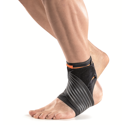 Orteza stawu skokowego z elastycznymi paskami - lekka, wytrzymała konstrukcja, oddychająca tkanina Sensitive - Orthoservice (Malleolite)