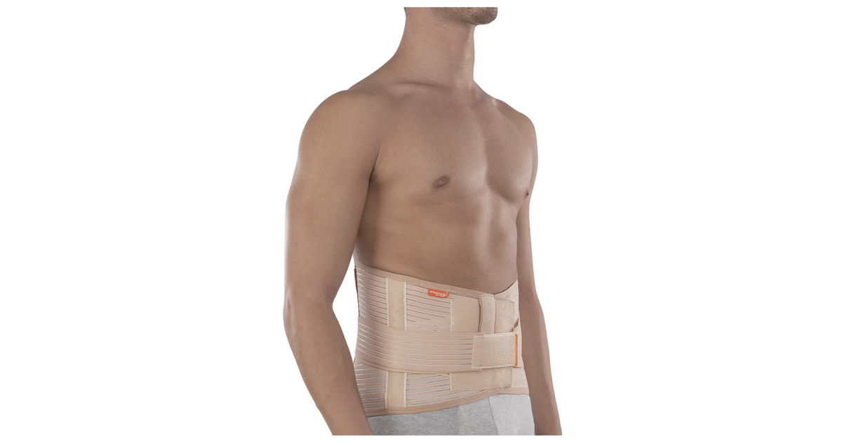 スレッディベア Elastyczny gorset lędźwiowo-krzyżowy z dociągami - prążkowana