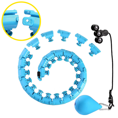 Hula Hop z obciążeniem i masażerem - 4Fizjo (Hula Hoop with weight)