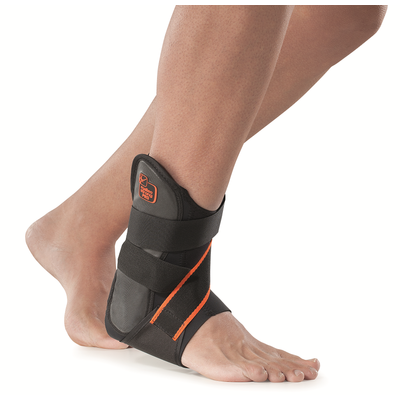 Sztywna orteza stawu skokowego - z piankową wyściółką i wiązaniem boczno-środkowym - Orthoservice (Malleostrong PRO)