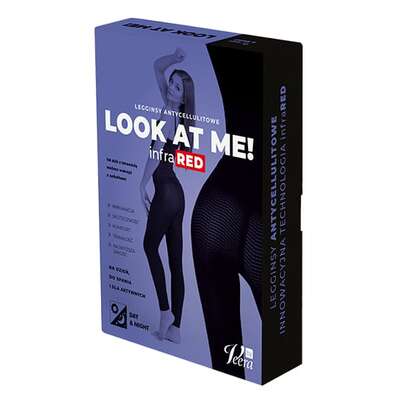 Legginsy antycellulitowe z innowacyjną technologią Infrared - redukcja cellulitu, poprawa wyglądu skóry, działanie modelujące (Look At Me Leggings)