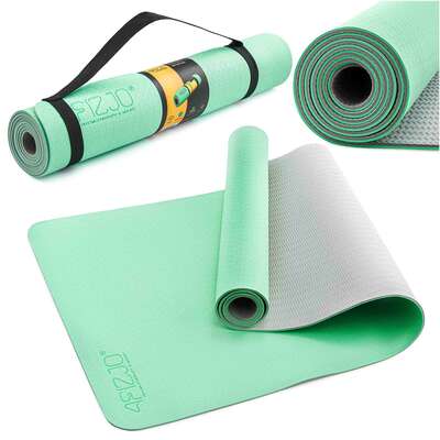Dwustronna mata do jogi, pilatesu i stretchingu (4Fizjo Yoga Mat)