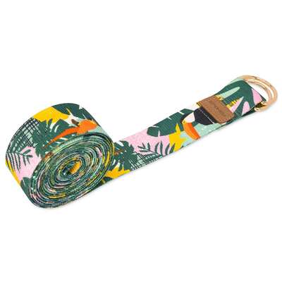 Pasek do jogi, stretchingu i ćwiczeń ogólnorozwojowych - (Home Jungle Yoga Tape)