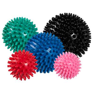 Piłeczka z wypustkami do rehabilitacji, ćwiczenia dłoni i masażu stóp - rozluźnienie mięśni, poprawa krążenia, stymulacja receptorów skóry (Pilo Piłeczka z kolcami)