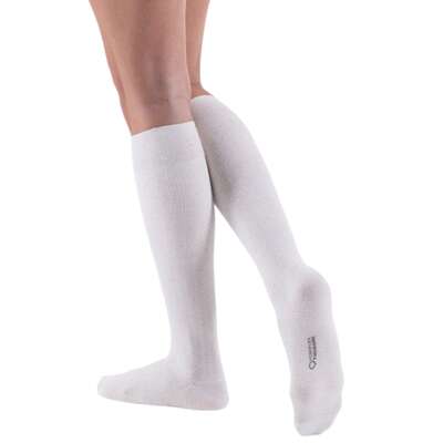 Podkolanówki kompresyjne 15-20 mmHg dla kobiet z oddychającym lnem i technologią FAST - miękkie w dotyku, wygodne w użytkowaniu Venoflex (FAST Lin Women)