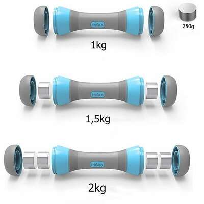 Hantle z możliwością regulacji obciążenie 1-2 kg - (Adjustable Dumbbell)