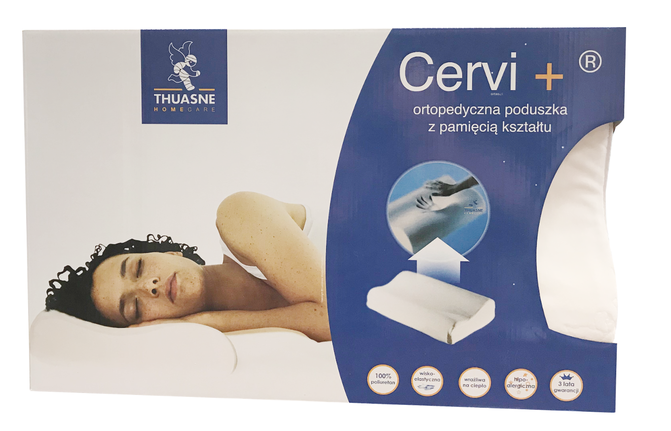 Francuska poduszka ortopedyczna z pamięcią kształtu (Cervi+)