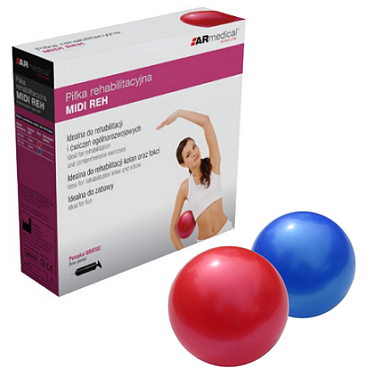 Piłka rehabilitacyjna MIDI (RLB-20-25)