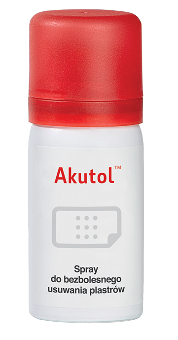 Preparat do usuwania opatrunków i taśm do kinesiotapingu - szybkie i bezbolesne odklejenie plastrów z powierzchni skóry (Akutol Spray Remover)