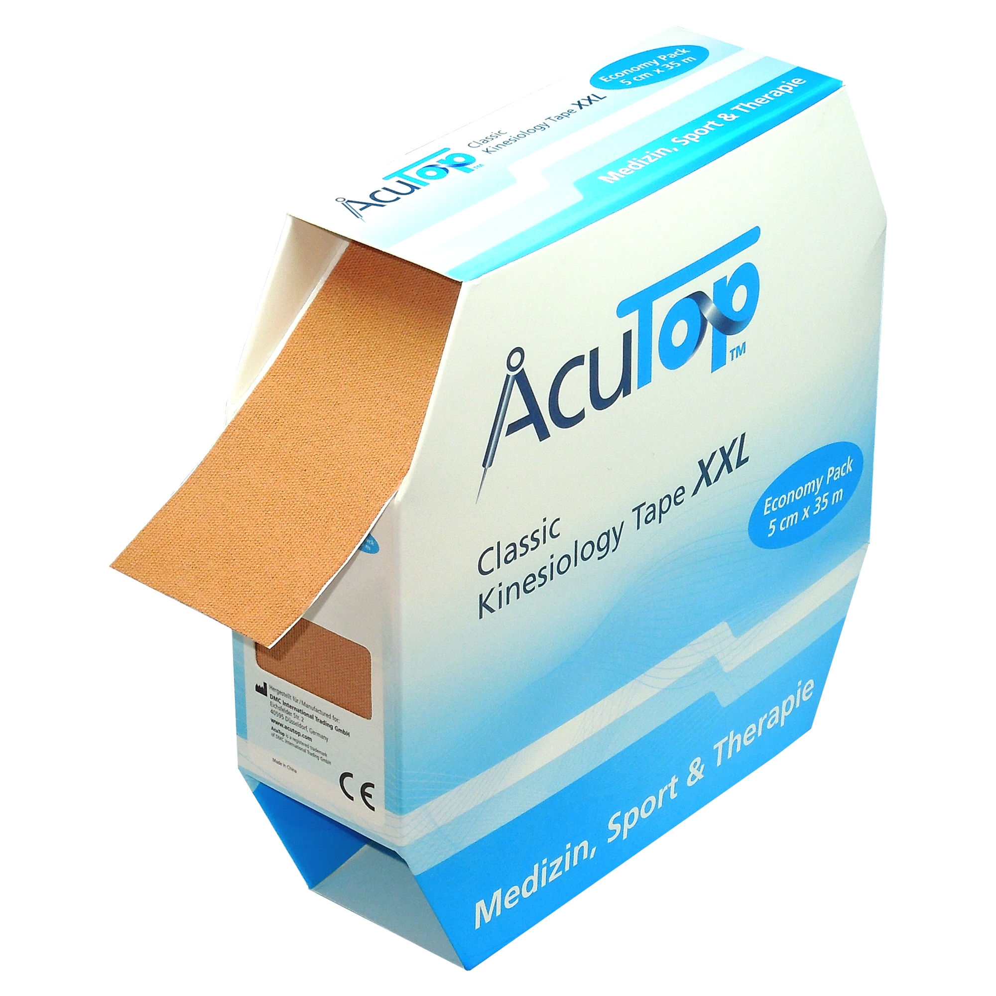 AcuTop Classic XXL Kinesiology tape 35m BEŻOWY (ATC long)