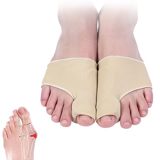 Elastyczna opaska bawełniana na haluksa z klinem żelowym - ochrona haluksa, separacja dużego palca (451)