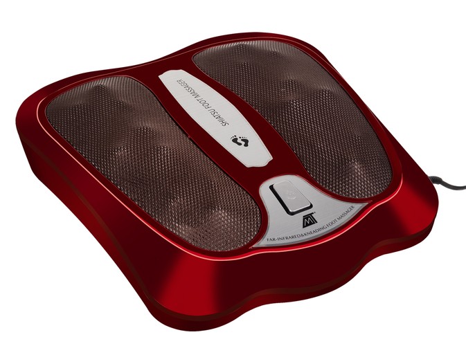 Masażer do stóp z funkcją podgrzewania - niwelowanie bólu, działanie relaksacyjne - masażer Shiatsu z podczerwienią (Foot Massager with Heat Malatec 1