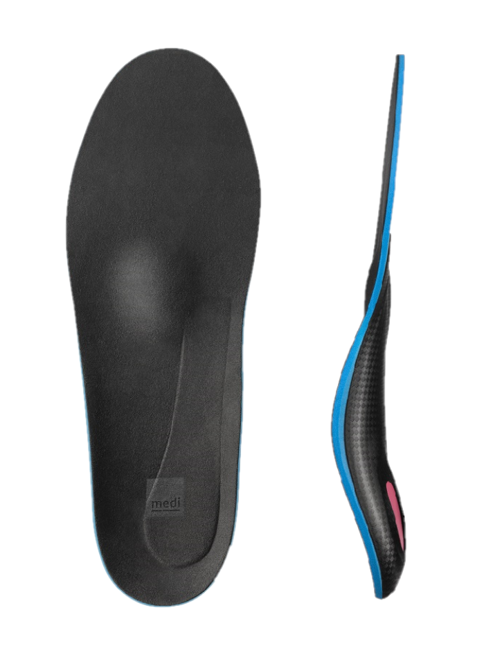 Wkładki ortopedyczne MEDI - łagodzą ból ostrogi piętowej, redukują napięcie stopy, leczą rozcięgno podeszwowe + pelota metatarsalna (Footsupport Heel