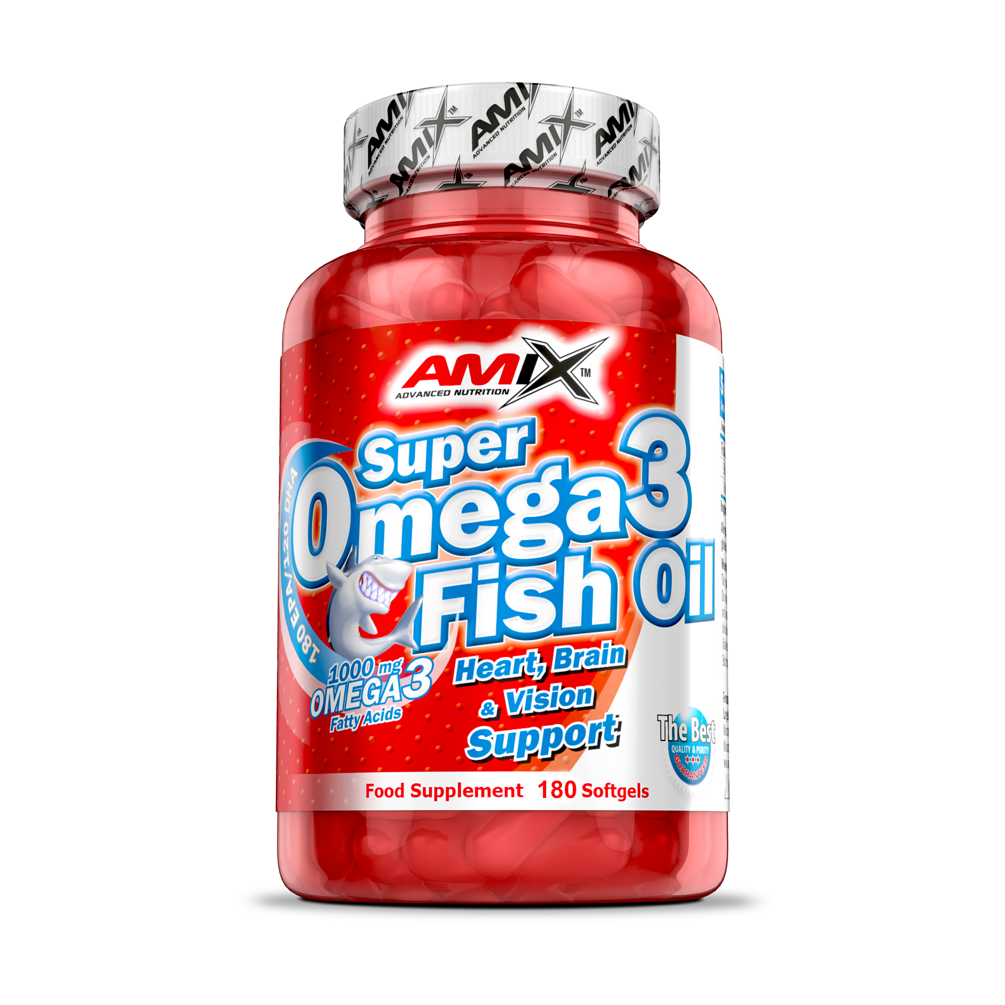 Kwasy tłuszczowe Omega 3 EPA i DHA Fish Oil (Amix Super Omega 3